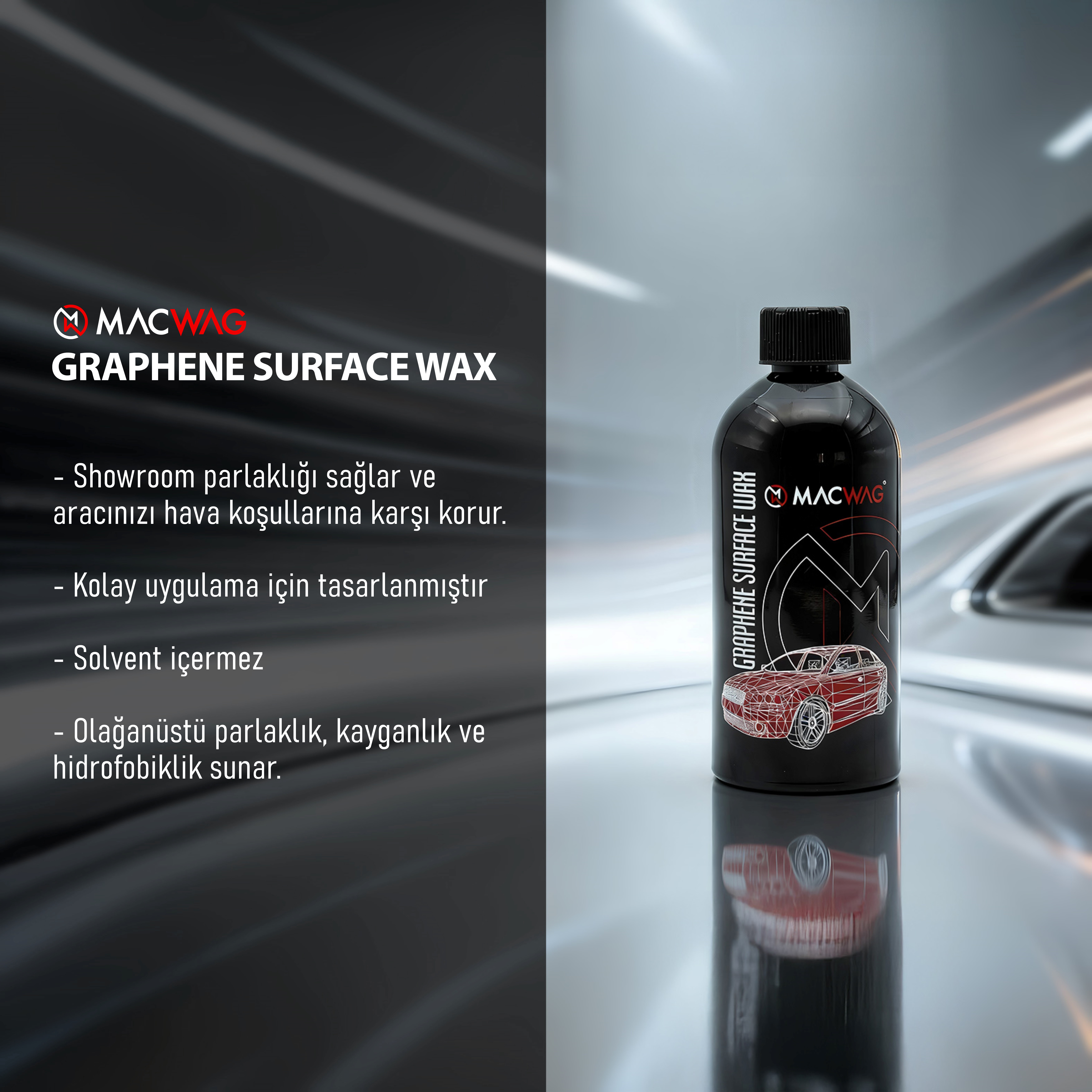 Graphene Surface Wax(Hızlı Cila) 500ml - Görsel 3