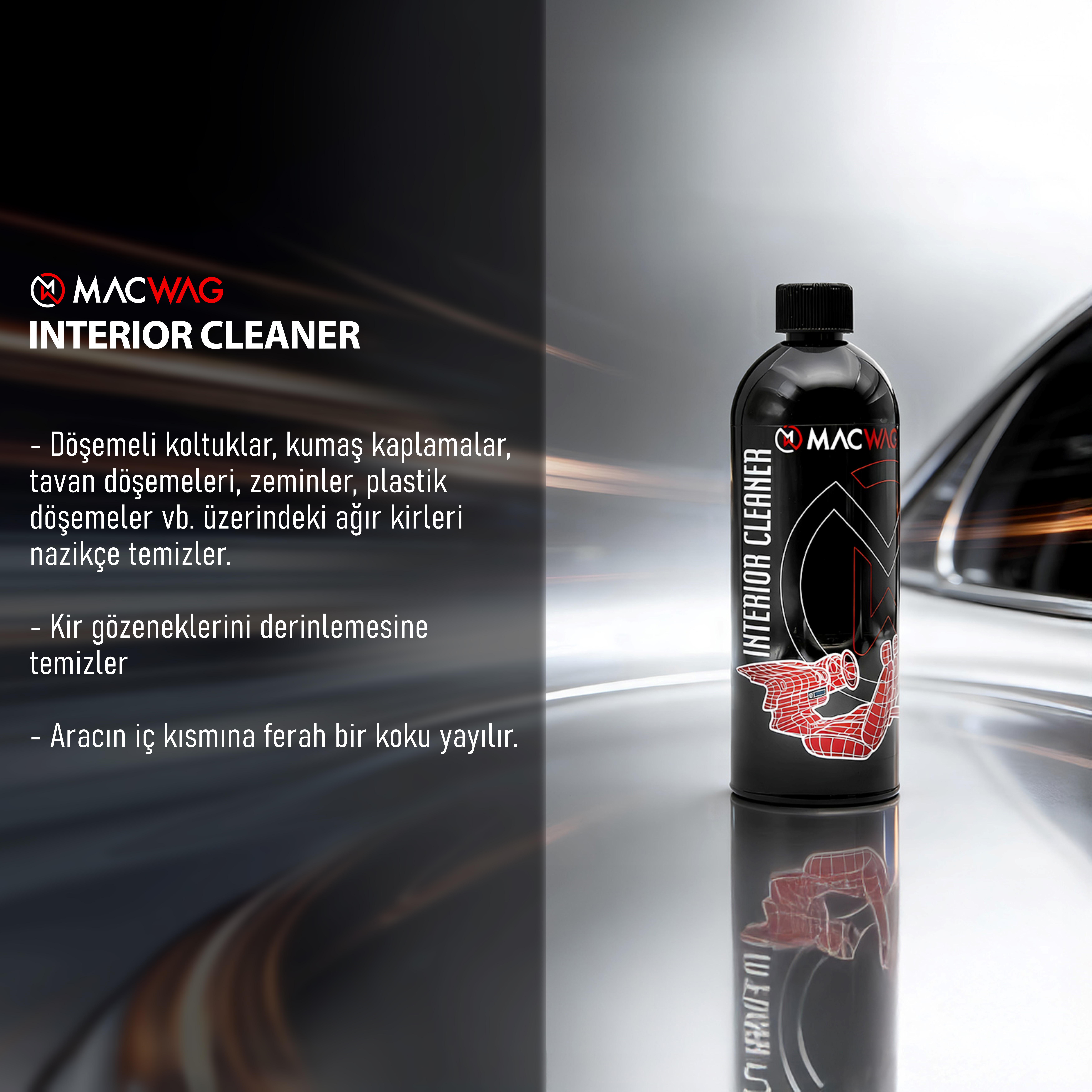 INTERIOR CLEANER (İç Detay Temizleyici) 750ml - Görsel 2