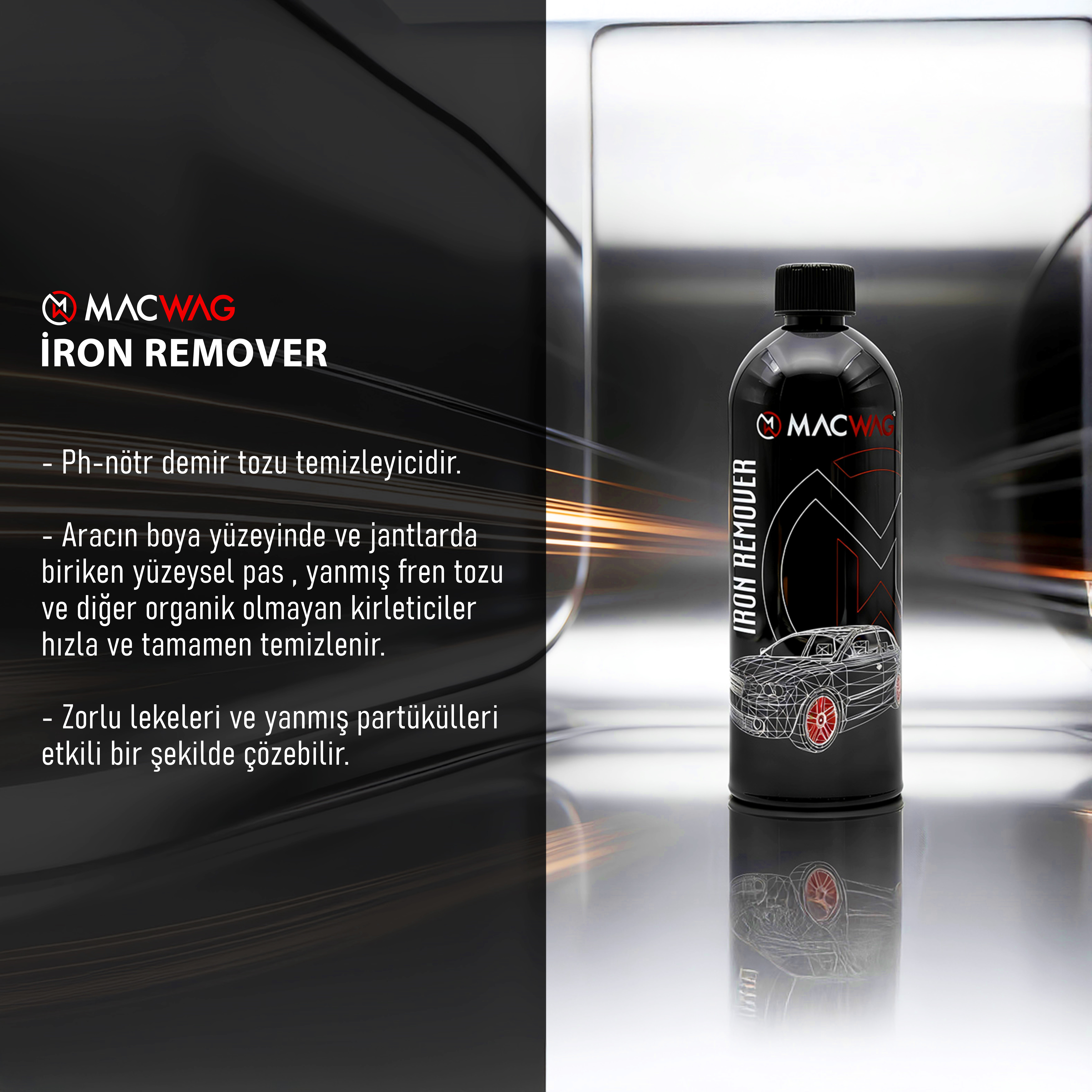 İron Remover (Demirtozu ve Jant Temizleyici)(750ml) - Görsel 2